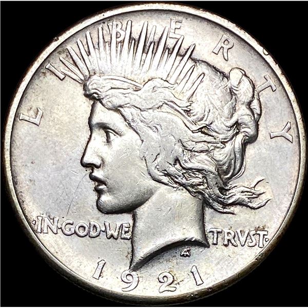 1921 Silver Peace Dollar CLOSELY UNCIRCULATED