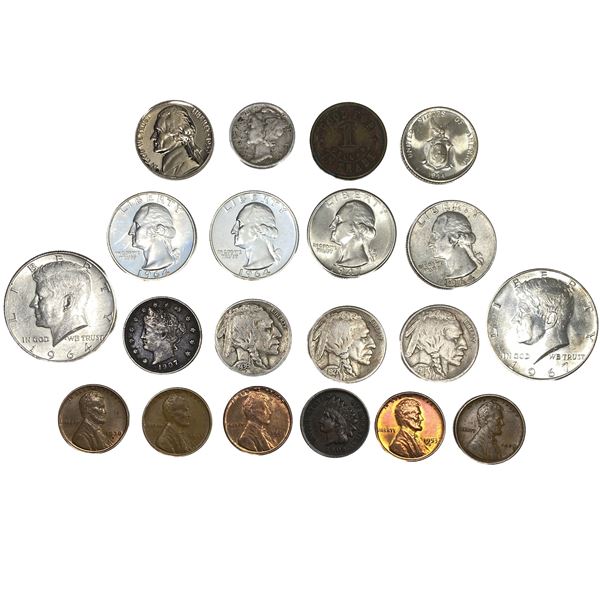 1907-1967 High Grade US Type Coin Lot [20 Coins]