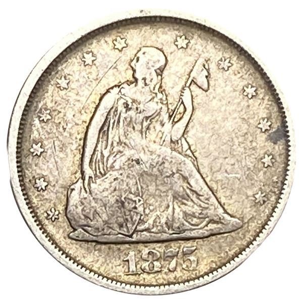 1875-S Twenty Cent Piece Avg Circ