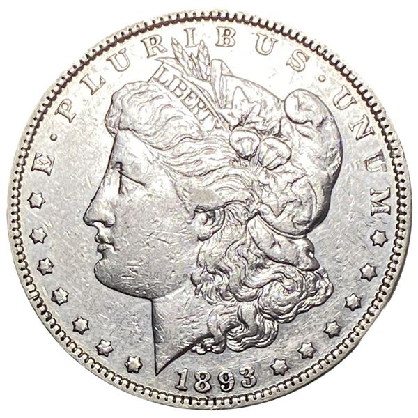 1893 Morgan Silver Dollar AU