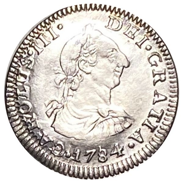 1784 Spanish 1/2 Reale HIGH GRADE