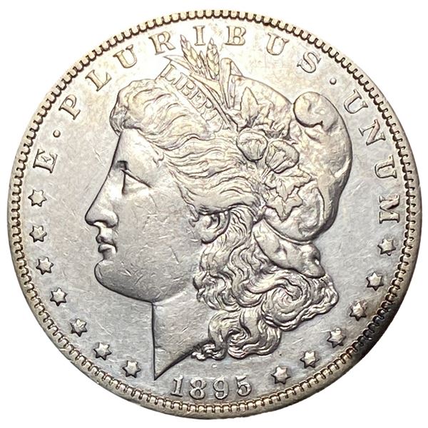 1895-O Morgan Silver Dollar AU