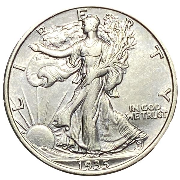1935 Walking Liberty Half Dollar AU