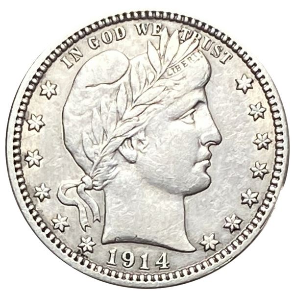 1914 Barber Quarter XF