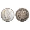 1878-CC, 1880-O Better Date Morgan Silver Dollar Lot [2 Coins]
