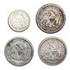 Image 2 : 1853-1876 Better Date Seated Liberty Coin Lot [4 Coins]