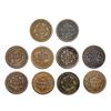 Image 2 : 1800-1851 Early US Large Cent Lot [10 Coins]