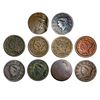 Image 1 : 1803-1856 Early US Large Cent Lot [10 Coins]