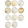 Image 1 : ND US and Foreign Silver Round Lot 13.5oz Total [11]