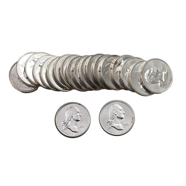 1979 Roll of Liberty Lobby 1oz Silver Rounds [20 Coins]