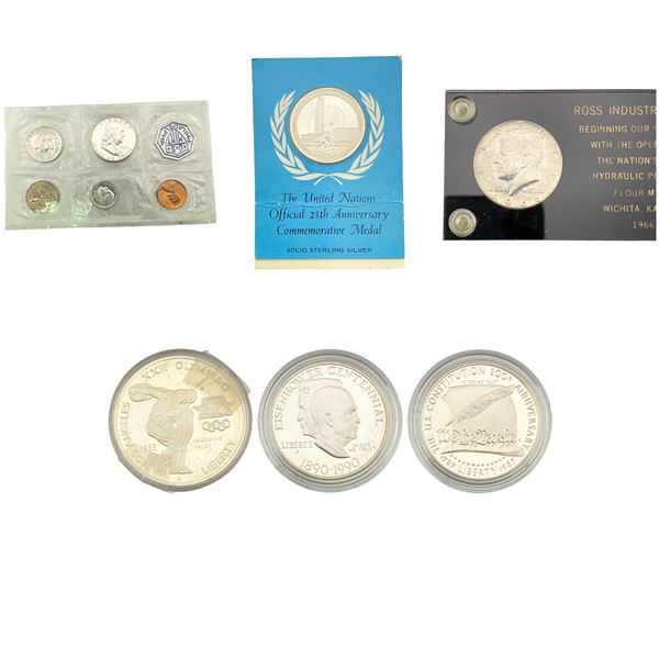 1963-1990 High Grade US Silver/PR Coin Lot [10 Coins]