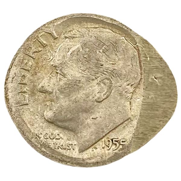 1955 Mint Error Silver Roosevelt Dime