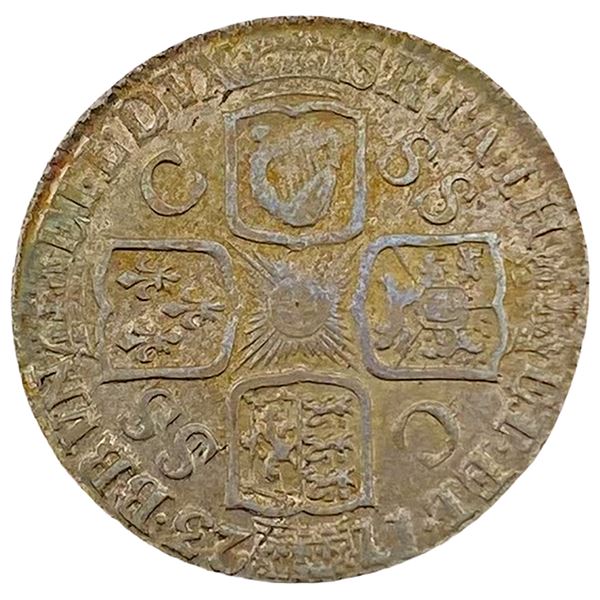 1723 Great Britain Silver Shilling XF
