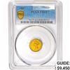 Image 1 : 1887 Rare Gold Dollar PCGS PR62