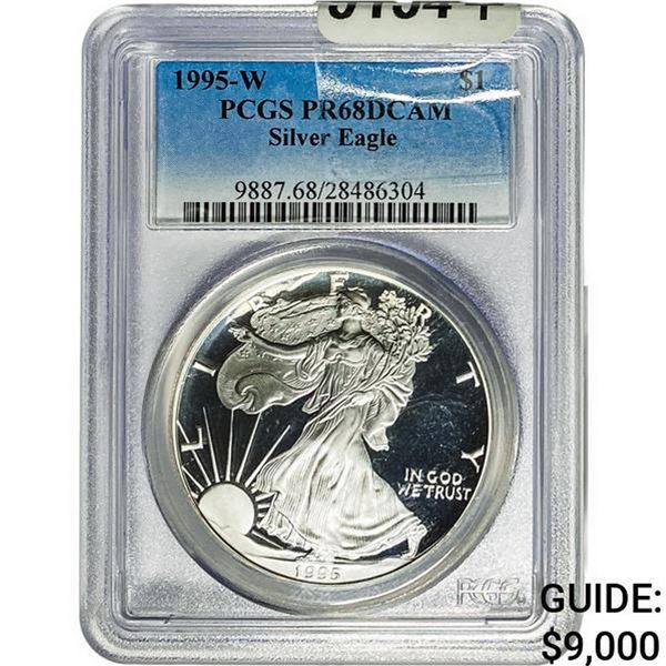 1995-W Silver Eagle PCGS PR68 DCAM