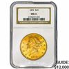 Image 1 : 1895 $20 Gold Double Eagle NGC MS61
