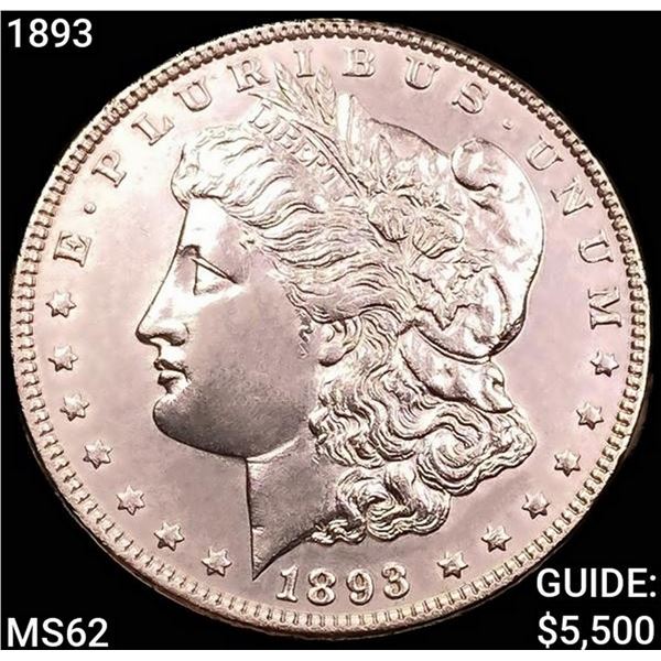 1893 Morgan Silver Dollar UNCIRCULATED