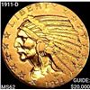 Image 1 : 1911-D $5 Gold Half Eagle UNCIRCULATED