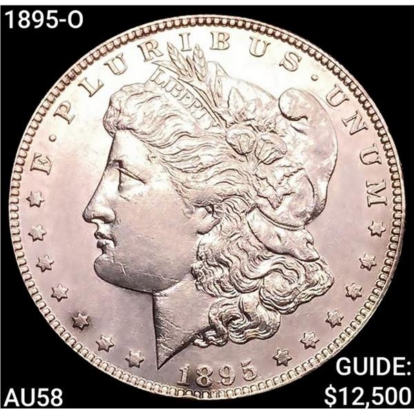 1895-O Morgan Silver Dollar CHOICE AU