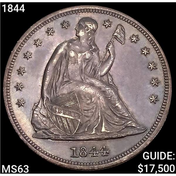 1844 Seated Liberty Dollar CHOICE BU