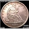 Image 1 : 1839 NO DRAPERY Seated Liberty Half Dollar CHOICE AU