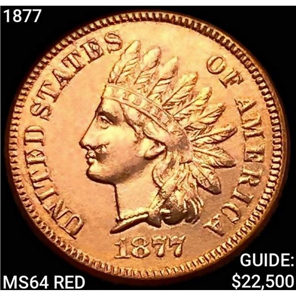 1877 Indian Head Cent CHOICE BU RD