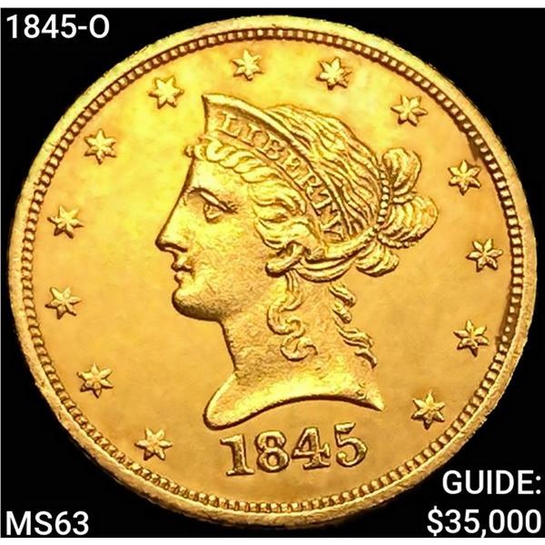 1845-O $10 Gold Eagle CHOICE BU