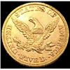 Image 2 : 1858 $5 Gold Half Eagle CHOICE AU
