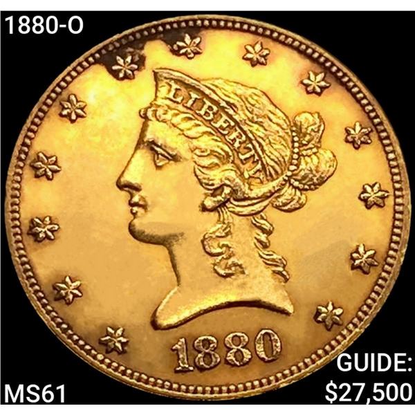 1880-O $10 Gold Eagle UNCIRCULATED