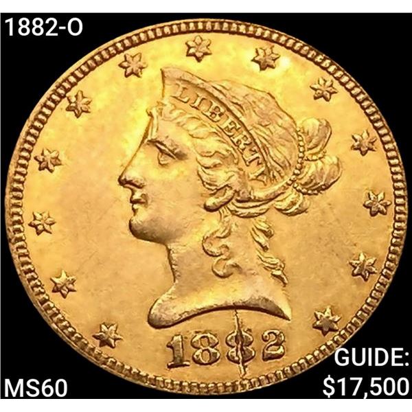 1882-O $10 Gold Eagle UNCIRCULATED