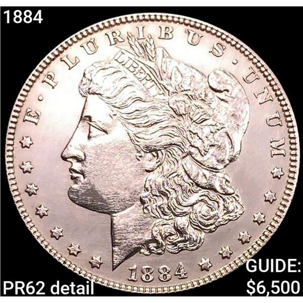 1884 Morgan Silver Dollar CHOICE PROOF