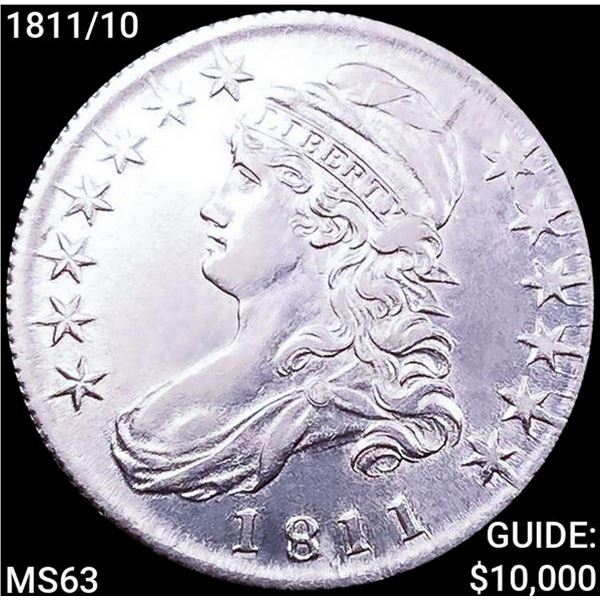 1811/10 Capped Bust Half Dollar CHOICE BU