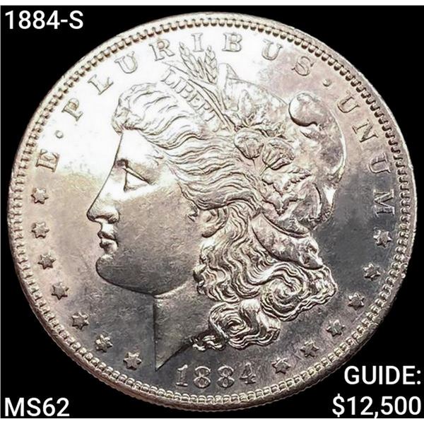 1884-S Morgan Silver Dollar UNCIRCULATED