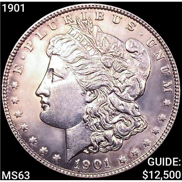 1901 Morgan Silver Dollar CHOICE BU