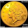 Image 1 : 1854 Sm Date $20 Gold Double Eagle CHOICE BU