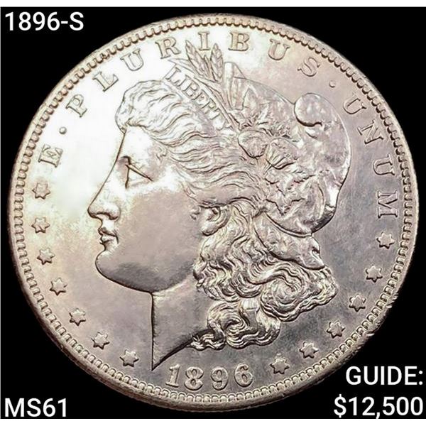 1896-S Morgan Silver Dollar UNCIRCULATED
