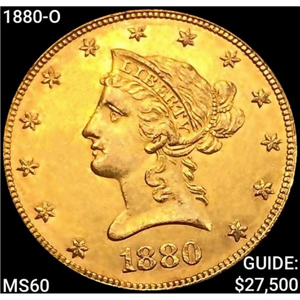 1880-O $10 Gold Eagle UNCIRCULATED