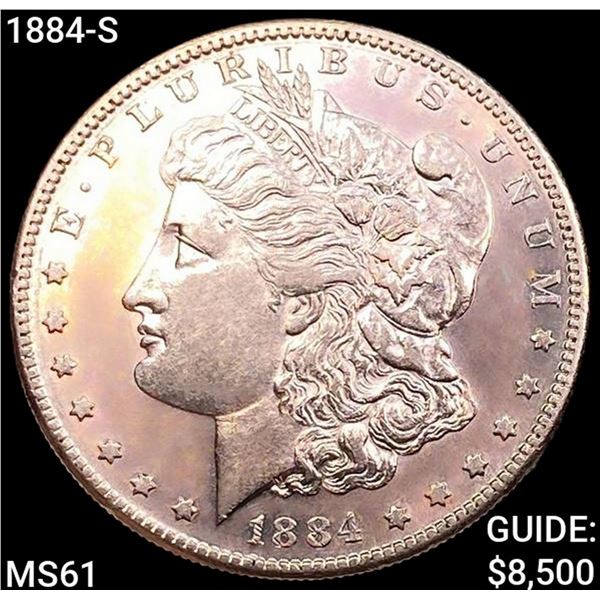 1884-S Morgan Silver Dollar UNCIRCULATED