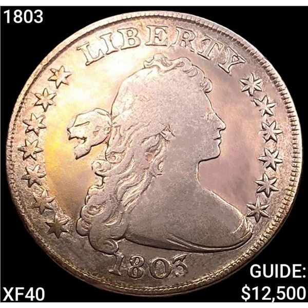 1803 Draped Bust Dollar NEARLY UNCIRCULATED