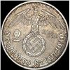 Image 2 : 1939-A Germany Silver 2 Reichsmark CLOSELY UNCIRCULATED