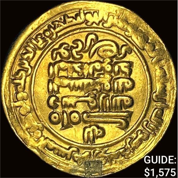 [943-954] AD Samanids Gold Dinar .1314oz CHOICE AU