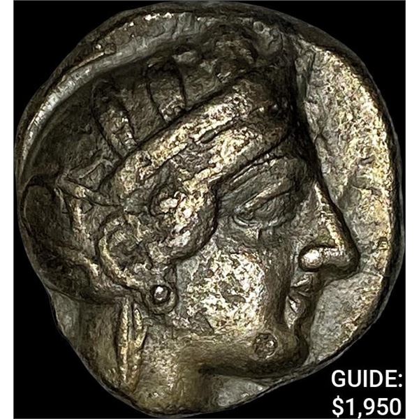 [440-404] BC Attica Athens Silver Owl Tetradrachm NEARLY UNCIRCULATED