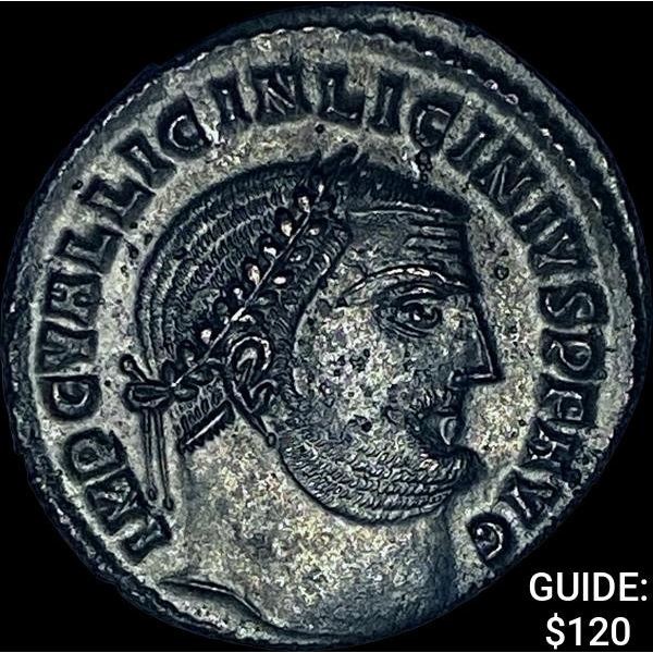 [308-324] AD Roman Licinius I Silvered Bronze Follis CHOICE AU