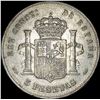 Image 2 : 1888Mpm Spain Alfonso XIII 5 Pesetas CLOSELY UNCIRCULATED