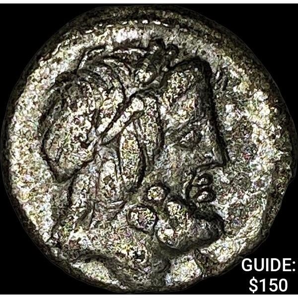 78 BC Roman Rep M. Volteius Silver Denarius Temple CLOSELY UNCIRCULATED