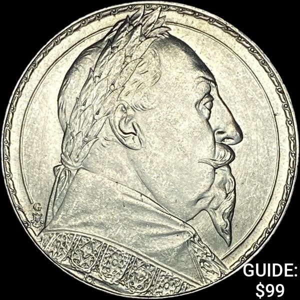 1932 Sweden Gustaf II Silver 2 Kronor UNCIRCULATED