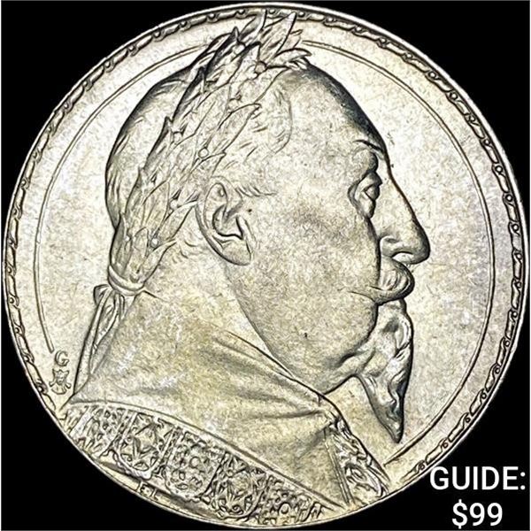 1932 Sweden Gustaf II Silver 2 Kronor UNCIRCULATED