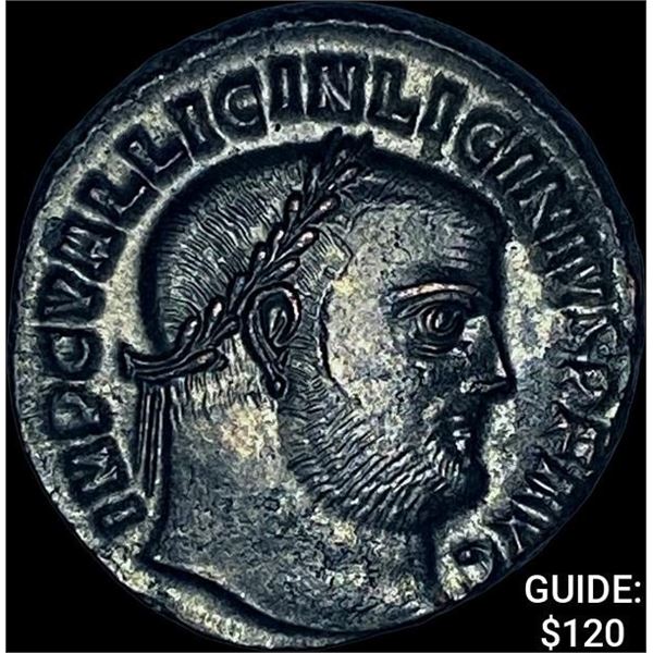 [308-324] AD Roman Licinius I Silvered Bronze Follis CHOICE AU
