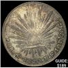Image 1 : 1852Go PF Mexico Silver 8 Reales Cap & Ray NEARLY UNCIRCULATED