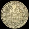 Image 2 : 1868 Vatican Pope Pius IX 10 Soldi CHOICE AU